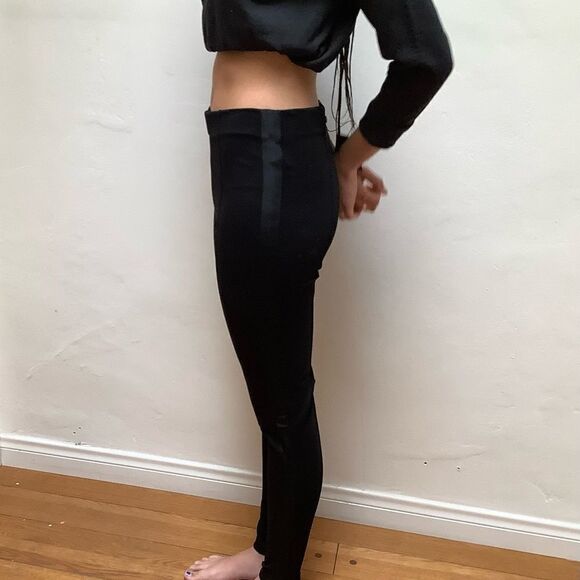 NWT VERTIGO TUXEDO PANT SEXY SIZE SMALL BLACK EXCELLENT FIT - Picture 7 of 7